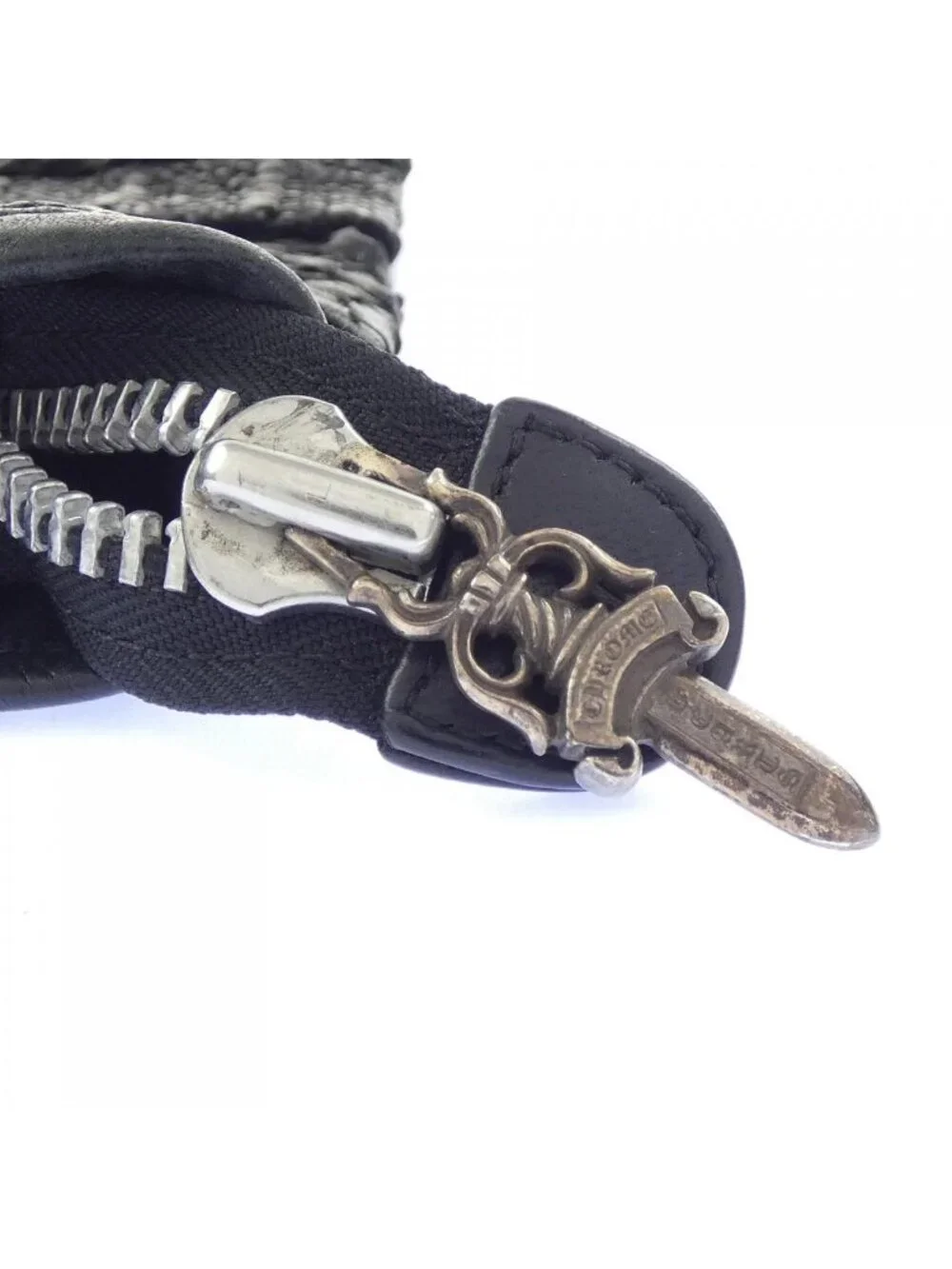 Chrome Hearts Dagger Zip Clutch